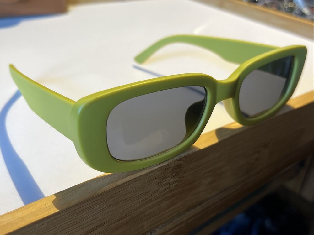 Arvo Sunglasses Hanna Muted Khaki Green Frames Unisex Shades Made In USA